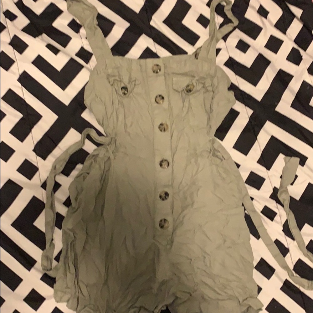 Olive Green Romper